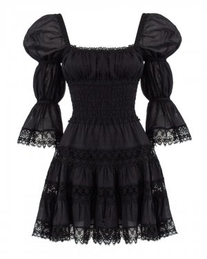 Платье мини CHARO RUIZ. Цвет: черный