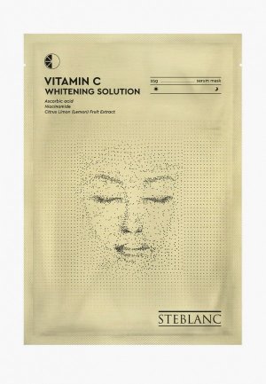 Тканевая маска для лица Steblanc 25 г. Цвет: бежевый