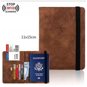 Обложка для паспорта розовая/бежевая/экокожа Shams. Цвет: красный