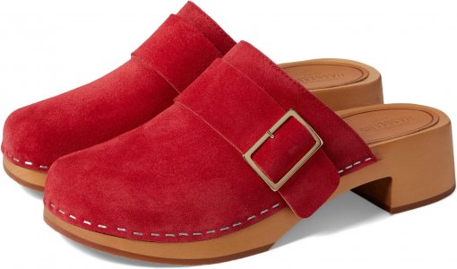 Сабо Slejf Clog , цвет Rosso Suede Swedish Hasbeens