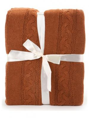 Плед 130*150 СМ Knit KnitT-Brown Cite Marilou. Цвет: коричневый