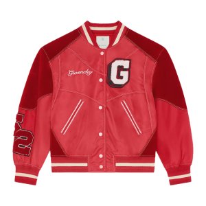 Куртка Bi-Material Oversized Varsity 'Red Cherry', красный Givenchy