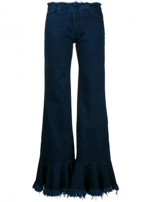 Расклешенные джинсы Marquesalmeida Marques'almeida. Цвет: синий