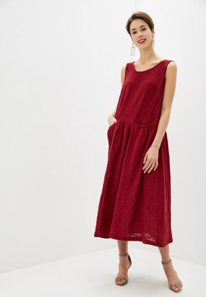 Платье Love Vita. Цвет: бордовый