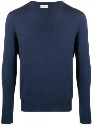Пуловер с круглым вырезом Ballantyne. Цвет: синий