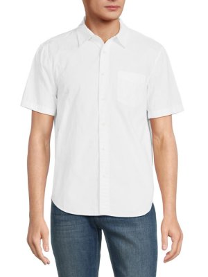 Рубашка на пуговицах с коротким рукавом , белый Alex Mill