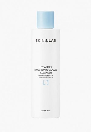 Гель для умывания Skin&Lab Hyaluronic Capsule Cleanser, 200 мл. Цвет: прозрачный