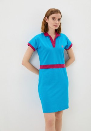 Платье Galvanni. Цвет: голубой