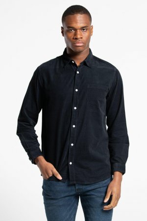 Хлопковая вельветовая рубашка с длинными рукавами , черный Tokyo Laundry