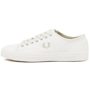 Кроссовки Hughes Low Canvas, белый Fred Perry