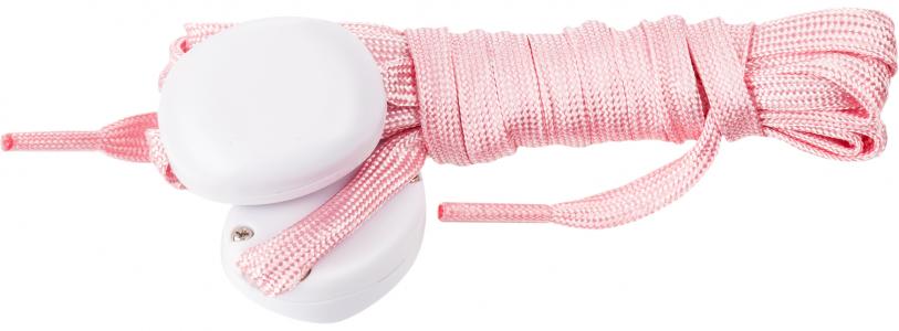 Шнурки светодиодные женские I-Jump. Цвет: розовый