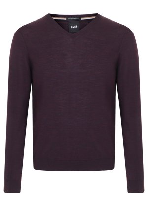 Пуловер шерстяной BOSS. Цвет: бордовый