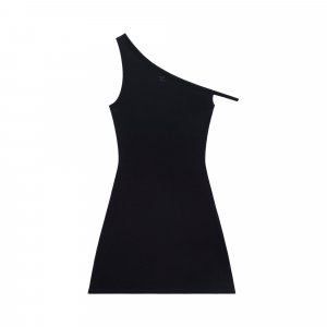 Платье с одним рукавом Courrèges, цвет: черный Courreges