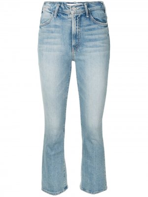 Расклешенные джинсы I Confess с завышенной талией MOTHER. Цвет: синий