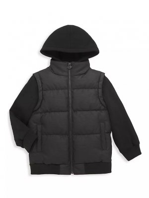 Куртка-турникет для маленьких мальчиков и , цвет black steel Appaman
