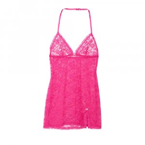 Комбинация Victoria's Secret Lacie Halter Mini, розовый Victoria's