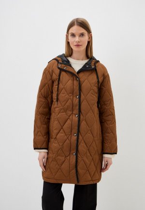 Куртка утепленная Punt Roma. Цвет: коричневый
