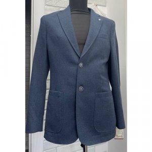 Пиджак , размер 182-96, серый, синий Truvor. Цвет: бирюзовый/серый/синий