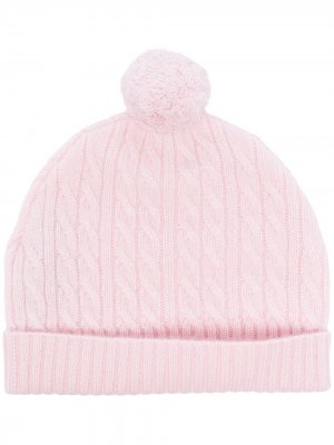 Кашемировая шапка N.PEAL KIDS. Цвет: розовый