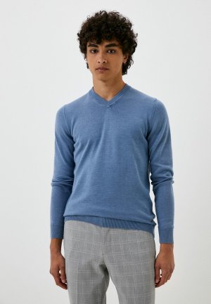 Пуловер NCS. Цвет: голубой