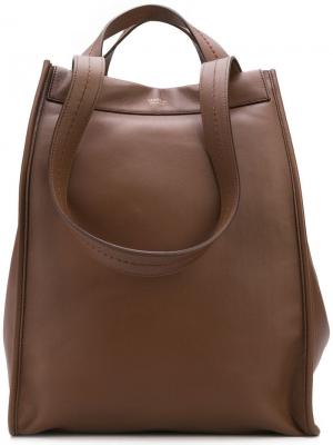 Large reversible shopper bag Max Mara. Цвет: коричневый