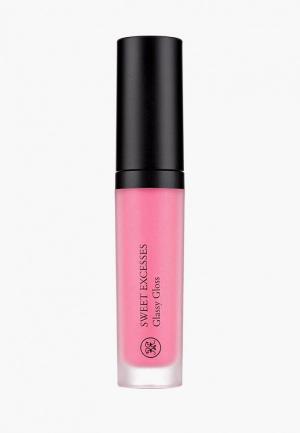 Блеск для губ Rouge Bunny Glassy Gloss `Сладкие Излишества` 80 тон-бисквит. Цвет: розовый