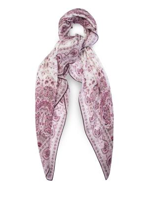 Кашемировый платок с принтом Loro Piana. Цвет: разноцветный
