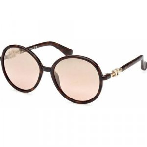 Солнцезащитные очки Max Mara, коричневый MAXMARA. Цвет: коричневый