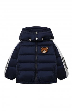 Утепленная куртка Moschino. Цвет: синий