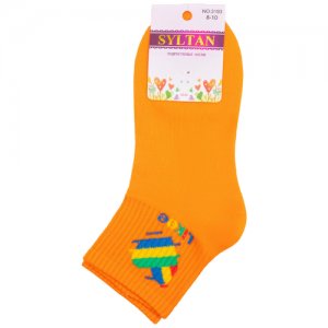 Носки детские Likee А.3193, цвет оранжевый, размер 22 (10-12 лет) Сима-ленд. Цвет: оранжевый