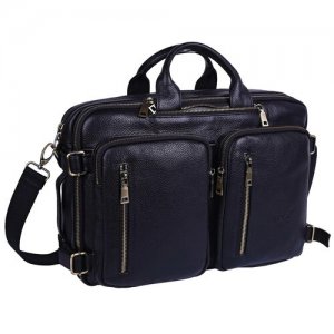 Сумка-рюкзак из натуральной кожи POLA 6031-2 Black