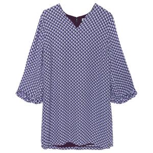 Платье-туника с рисунком Lala PEPE JEANS. Цвет: рисунок фиолетовый