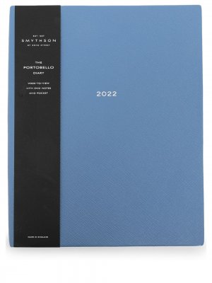 Записная книжка 2022 Portobello Smythson. Цвет: синий