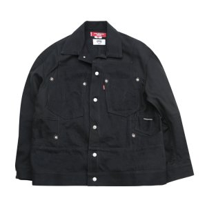 Куртка x Levi's Workwear 'Black', черный Junya Watanabe