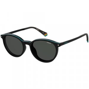 Солнцезащитные очки Polaroid, черный POLAROID. Цвет: черный