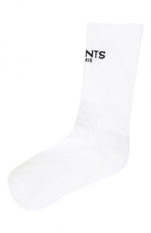 Хлопковые носки VTMNTS. Цвет: белый