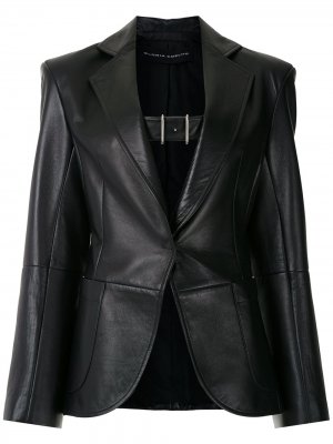 Куртка на молнии Gloria Coelho. Цвет: черный