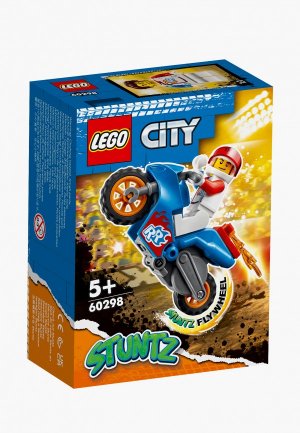 Конструктор City LEGO Реактивный трюковый мотоцикл. Цвет: разноцветный