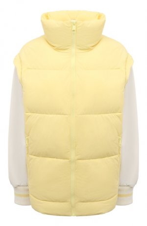 Утепленная куртка BOSS. Цвет: жёлтый