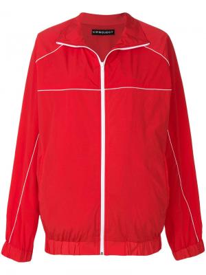 Спортивная куртка свободного кроя на молнии Y / Project. Цвет: красный