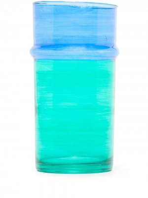 Большая ваза Moroccan с принтом HAY. Цвет: синий