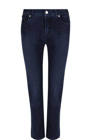 Однотонные джинсы прямого кроя Loro Piana. Цвет: синий