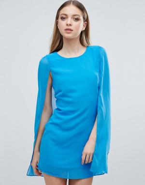 Платье мини Madam Rage. Цвет: синий
