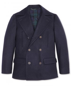 Однотонное обычное пальто для больших мальчиков , синий Lauren Ralph