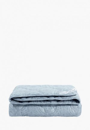 Одеяло Евро Mia Cara 210x220 лебяжий пух. Цвет: голубой