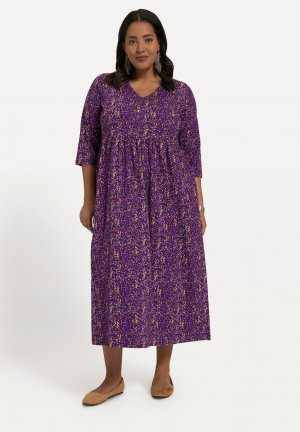 Вязаное платье , фиолетовый Ulla Popken