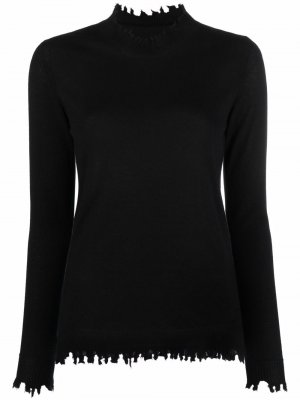 Long-sleeve knitted top Uma Wang. Цвет: черный
