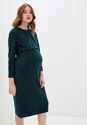Платье LONCQ. Цвет: зеленый