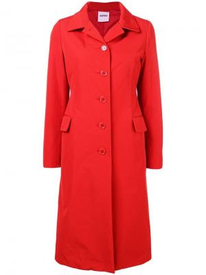 Приталенное пальто Aspesi. Цвет: красный