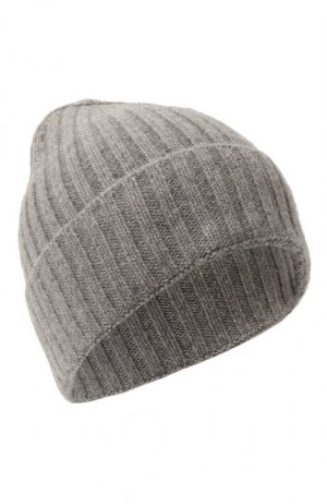Кашемировая шапка Daniele Fiesoli. Цвет: серый